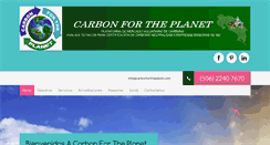 Desktop Screenshot of carbonfortheplanet.com