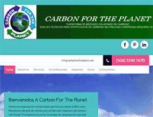 Tablet Screenshot of carbonfortheplanet.com